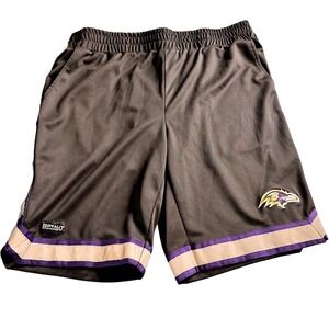 Buffalo Outdoors Baltimore Ravens Mesh Basketball Shorts Mens XL Black‎ NFL